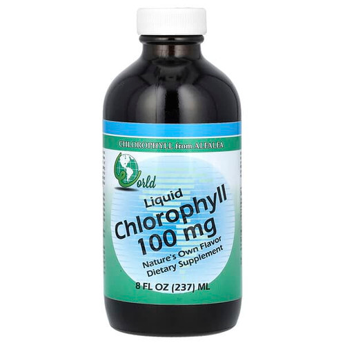 <img alt="World Organic, Liquid Chlorophyll, 8 fl oz (237 ml)" title="World Organic, Liquid Chlorophyll, 8 fl oz (237 ml),726899590025"