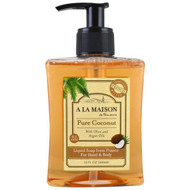 A La Maison de Provence, Liquid Soap For Hand & Body, Pure Coconut, 10 fl oz (300 ml)
