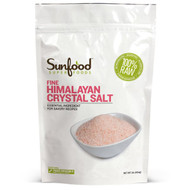 3 PACK of Sunfood, Fine Himalayan Crystal Salt, 1 lb (454 g)