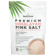 <img alt="Earth Circle Organics, Premium Himalayan Pink Salt, 16 oz (453.4 g)" title="Earth Circle Organics, Premium Himalayan Pink Salt, 16 oz (453.4 g),813313010068"