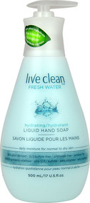 Live Clean, Hydrating Liquid Hand Soap, Fresh Water, 17 fl oz (500 ml)