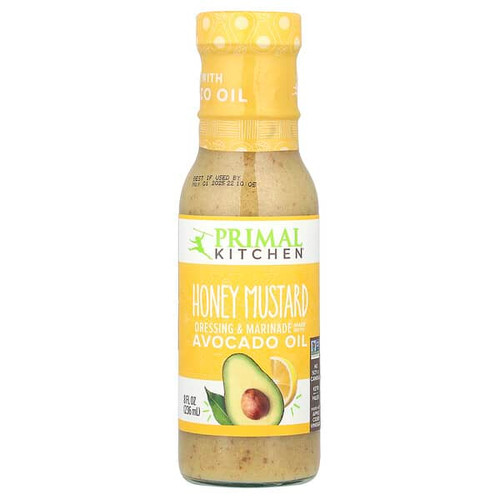 <img alt="Primal Kitchen, Dressing & Marinade Made with Avocado Oil, Honey Mustard, 8 fl oz (236 ml)" title="Primal Kitchen, Dressing & Marinade Made with Avocado Oil, Honey Mustard, 8 fl oz (236 ml),863699000139"