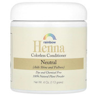 <img alt="Rainbow Research, Henna, Colorless Conditioner, Neutral, 4 oz (113 g)" title="Rainbow Research, Henna, Colorless Conditioner, Neutral, 4 oz (113 g),000518400101"
