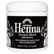 3 PACK OF Rainbow Research, Henna, Hair Color & Conditioner, Black, 4 oz (113 g)