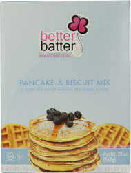 3 PACK of Better Batter Pancake and Biscuit Mix Gluten Free -- 20 oz