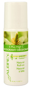3 PACK of Aubrey Organics, E Plus High C, Natural Roll-On Deodorant, Classic Scent, 3 fl oz (89 ml)
