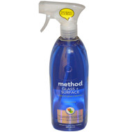 3 PACK of Method Glass plus Surface Cleaner Mint -- 28 fl oz