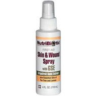 3 PACK of NutriBiotic, Skin & Wound Spray with Grapefruit Seed Extract, 4 fl oz (118 ml)