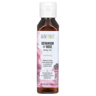 <img alt="Aura Cacia, Body Oil, Geranium & Rose, 4 fl oz (118 ml)" title="Aura Cacia, Body Oil, Geranium & Rose, 4 fl oz (118 ml),051381885335"