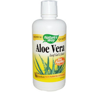3 PACK of Natures Way Aloe Vera Inner Leaf Gel & Juice -- 33.8 fl oz