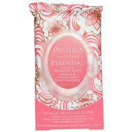Pacifica Natural Skincare Essential Makeup Removing Wipes Jasmine & Coconut Water - 30 Pre-Moistened Natural Towelettes