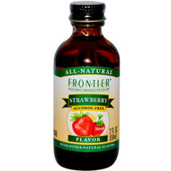 Frontier Natural Products, Strawberry Flavor, Alcohol-Free, 2 fl oz (59 ml)