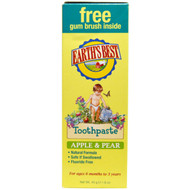 Earths Best, Toothpaste, Apple & Pear, 1.6 oz (45 g)
