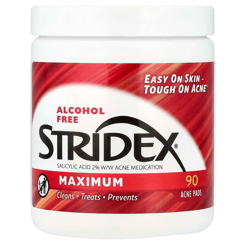 <img alt="Stridex, Maximum, Alcohol Free, 90 Acne Pads" title="Stridex, Maximum, Alcohol Free, 90 Acne Pads,041388097091"