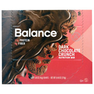 Balance Bar, Nutrition Bar, Dark Chocolate Crunch, 6 Bars, 1.58 oz (45 g)