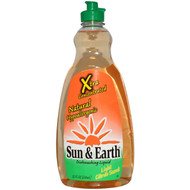 Sun & Earth, Liquid Dish Soap, Light Citrus, 22 fl oz (650 ml)