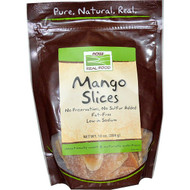 3 PACK OF Now Foods, Real Food, Mango Slices, 10 oz (284 g)