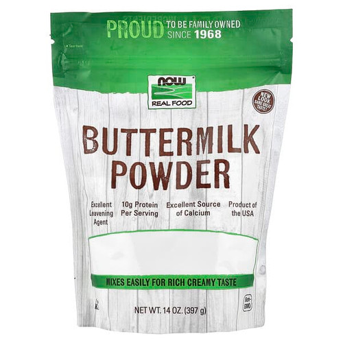 <img alt="NOW Foods, Real Food, Buttermilk Powder, 14 oz (397 g)" title="NOW Foods, Real Food, Buttermilk Powder, 14 oz (397 g),733739058119"
