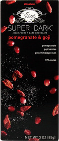 Vosges Haut-Chocolat, Super Dark Super Foods + Dark Chocolate,  Pomegranate & Goji - 3 oz