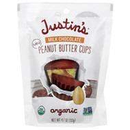 <img alt="Justins Nut Butter, Organic Mini Milk Chocolate Peanut Butter Cups, 4.7 oz (133 g)" title="Justins Nut Butter, Organic Mini Milk Chocolate Peanut Butter Cups, 4.7 oz (133 g),855188003981"