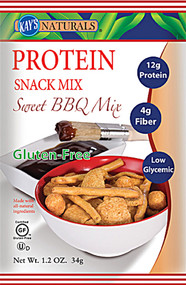 3 PACK of Kays Naturals Protein Snack Mix Sweet BBQ -- 6 Bags