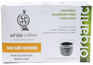 White Coffee, Single Serve Coffee,  Sea Salt Caramel - 10 K-Cups