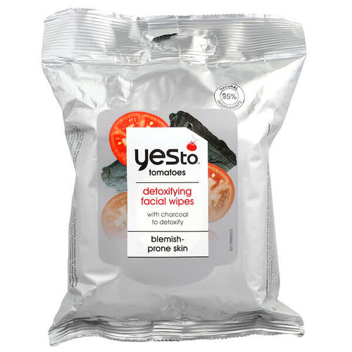 <img alt="Yes To, Detoxifying Facial Wipes, Blemish-Prone Skin, Tomatoes With Charcoal, 30 Wipes" title="Yes To, Detoxifying Facial Wipes, Blemish-Prone Skin, Tomatoes With Charcoal, 30 Wipes,815921018153"