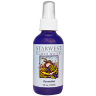 3 PACK OF Starwest Botanicals, Flower Waters, Jasmine, 4 fl oz (118 ml)