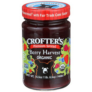 3 PACK of Crofters Organic Fruit Spread Berry Harvest -- 16.5 oz