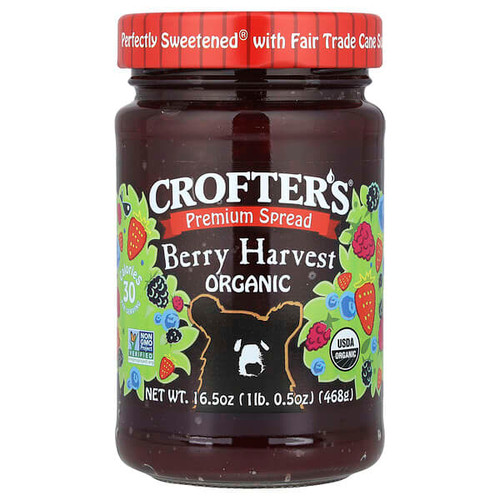 <img alt="Crofters Organic, Organic Premium Spread, Berry Harvest , 16.5 oz (468 g)" title="Crofters Organic, Organic Premium Spread, Berry Harvest , 16.5 oz (468 g),067275006557"