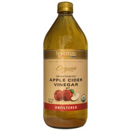 Spectrum Naturals, Organic Apple Cider Vinegar, Unpasteurized, Unfiltered, 32 fl oz (946 ml)