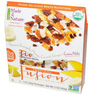 Made in Nature, Organic Fruit Fusion, Tropical Sun Supersnacks, 5 Packages, 1 oz (28 g) Each