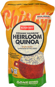 3 PACK of Alter Eco Organic Rainbow Heirloom Quinoa -- 12 oz