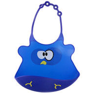 Ulubulu, Silicone Baby Bib, Hoot The Owl, 1 Piece