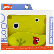 Ulubulu, Silicone Baby Bib, Frog, 1 Piece