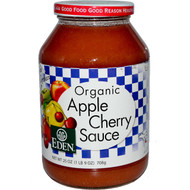 Eden Foods, Organic Apple Cherry Sauce, 25 oz (708 g)