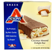Atkins, Snack Bar,  Coconut Almond Delight - 5 Bars