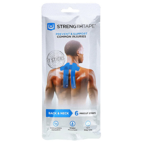 <img alt="Strengthtape, Kinesiology Tape Kit, Back & Neck, 6 Precut Strips" title="Strengthtape, Kinesiology Tape Kit, Back & Neck, 6 Precut Strips,749836600212"