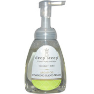 Deep Steep, Foaming Hand Wash, Coconut - Lime, 8 fl oz (237 ml)