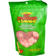 3 PACK of Karens Naturals Just Organic Strawberries 'n Bananas -- 2 oz