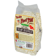 Bobs Red Mill, Organic, Whole Grain Hot Cereal, Creamy Buckwheat, 18 oz (510 g)