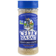 3 PACK of Selina Naturally Celtic Sea Salt Shaker Light Grey Coarse -- 8 oz