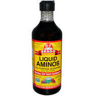 Bragg, Liquid Aminos, Natural Soy Sauce Alternative, 16 fl oz (473 ml) (Discontinued Item)