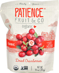 Patience Fruit & Co Organic Dried Cranberries - 10 oz