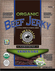 Golden Valley Natural, Organic Beef Jerky,  Teriyaki - 3 oz
