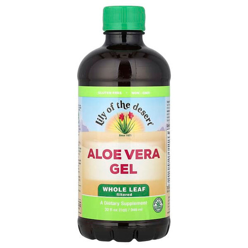 <img alt="Lily of the Desert, Aloe Vera Gel, Whole Leaf Filtered, 32 fl oz (946 ml)" title="Lily of the Desert, Aloe Vera Gel, Whole Leaf Filtered, 32 fl oz (946 ml),026395200320"
