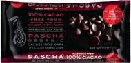 3 PACK of Pascha Organic Dark Chocolate Baking Chips 100% Cacao Unsweetened -- 8.8 oz