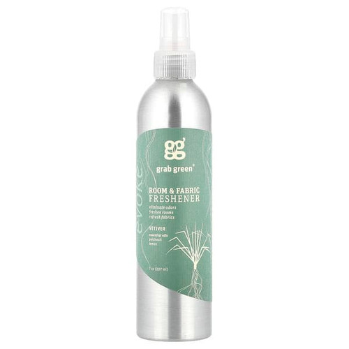 <img alt="Grab Green, Room & Fabric Freshener, Vetiver, 7 oz (207 ml)" title="Grab Green, Room & Fabric Freshener, Vetiver, 7 oz (207 ml),899696002951"