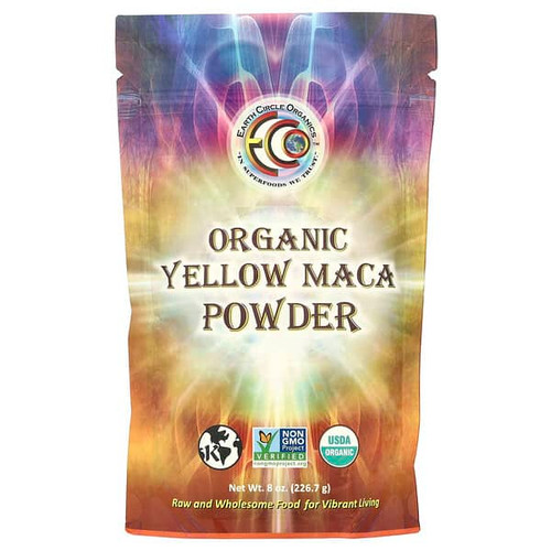 <img alt="Earth Circle Organics, Organic Yellow Maca Powder, 8 oz (226.7 g)" title="Earth Circle Organics, Organic Yellow Maca Powder, 8 oz (226.7 g),894932002023"
