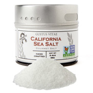 3 PACK OF Gustus Vitae, Gourmet Salt, California Sea Salt, 3.4 oz (96 g)